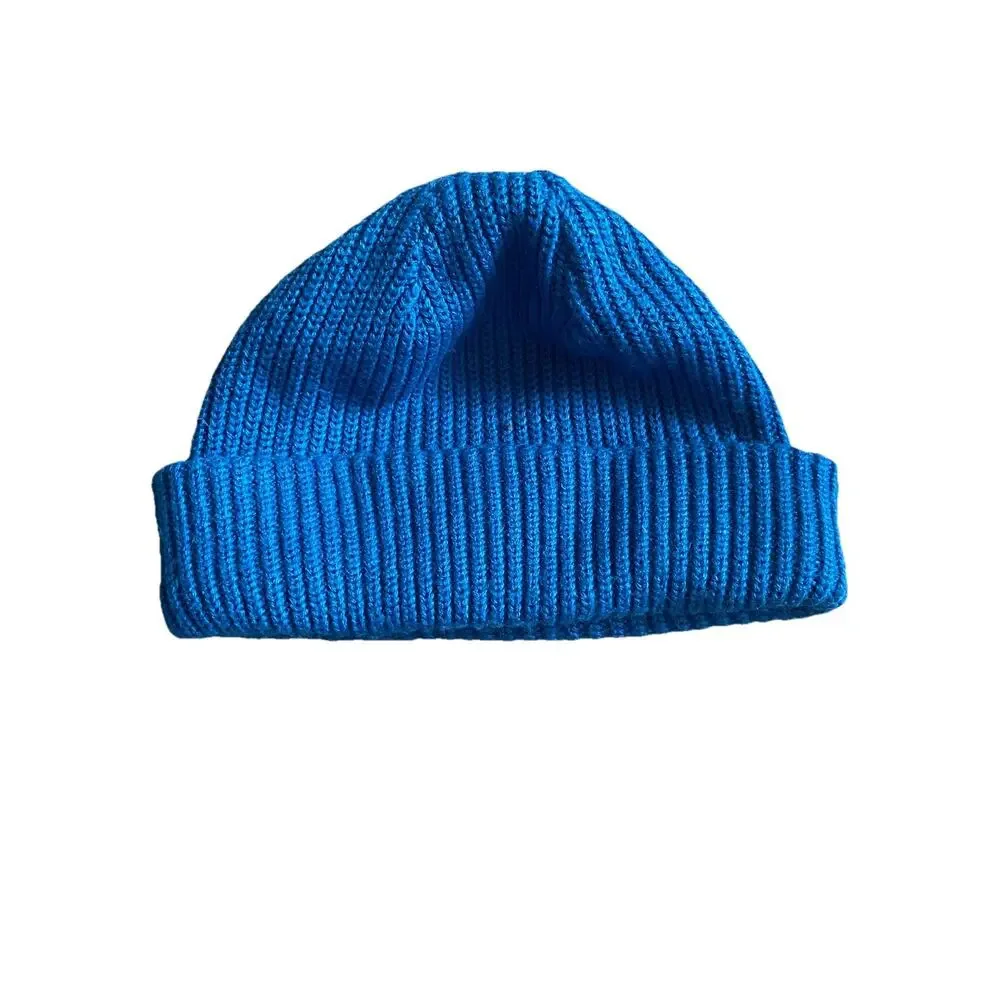 the north face thermoball blue beanie one size unisex vintage